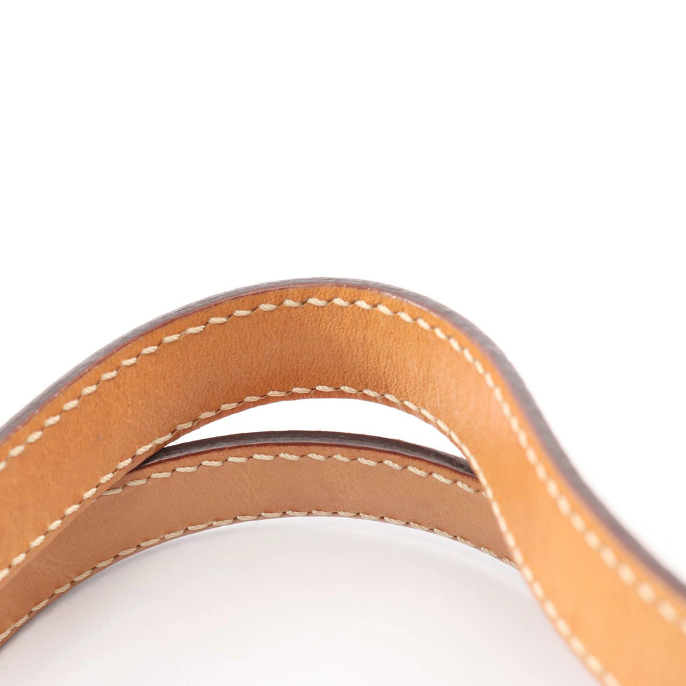Celine Canvas Handbag Macadam Brown Leather - Picture 5 of 9